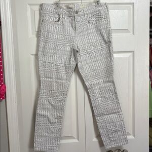 Pilcro and the Letterpress Multicolor Skinny Jeans